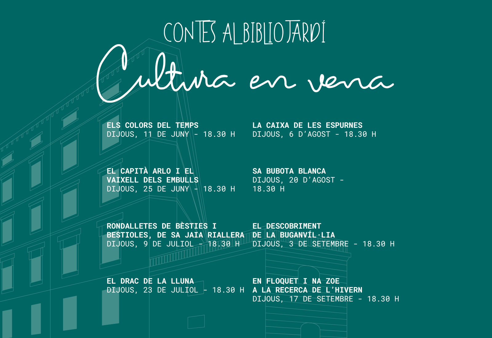Contes al Bibliojardí 2026