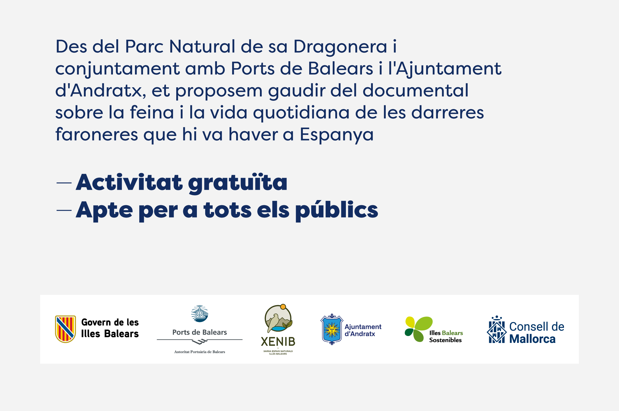 Projecció: «Aunque seamos islas»