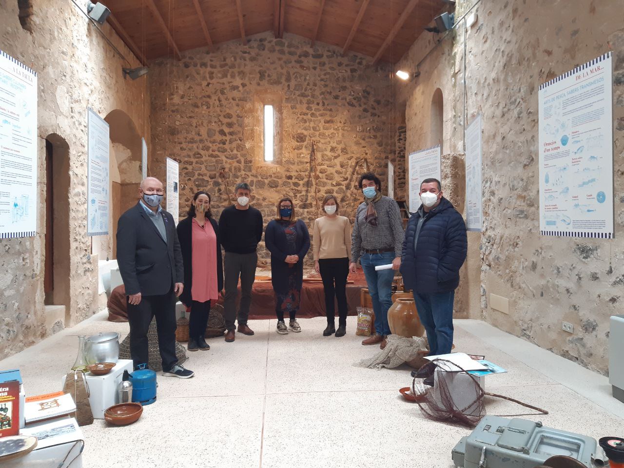 Inauguració de l’exposició «De la mar a la taula» al Museu Marítim de Sóller.