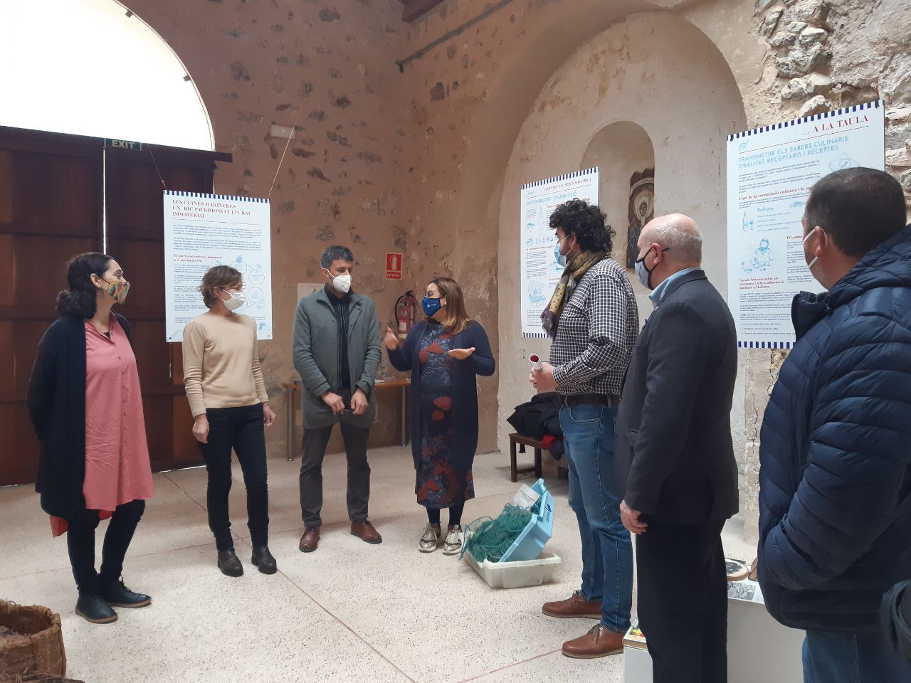 Inauguració de l’exposició «De la mar a la taula» al Museu Marítim de Sóller.