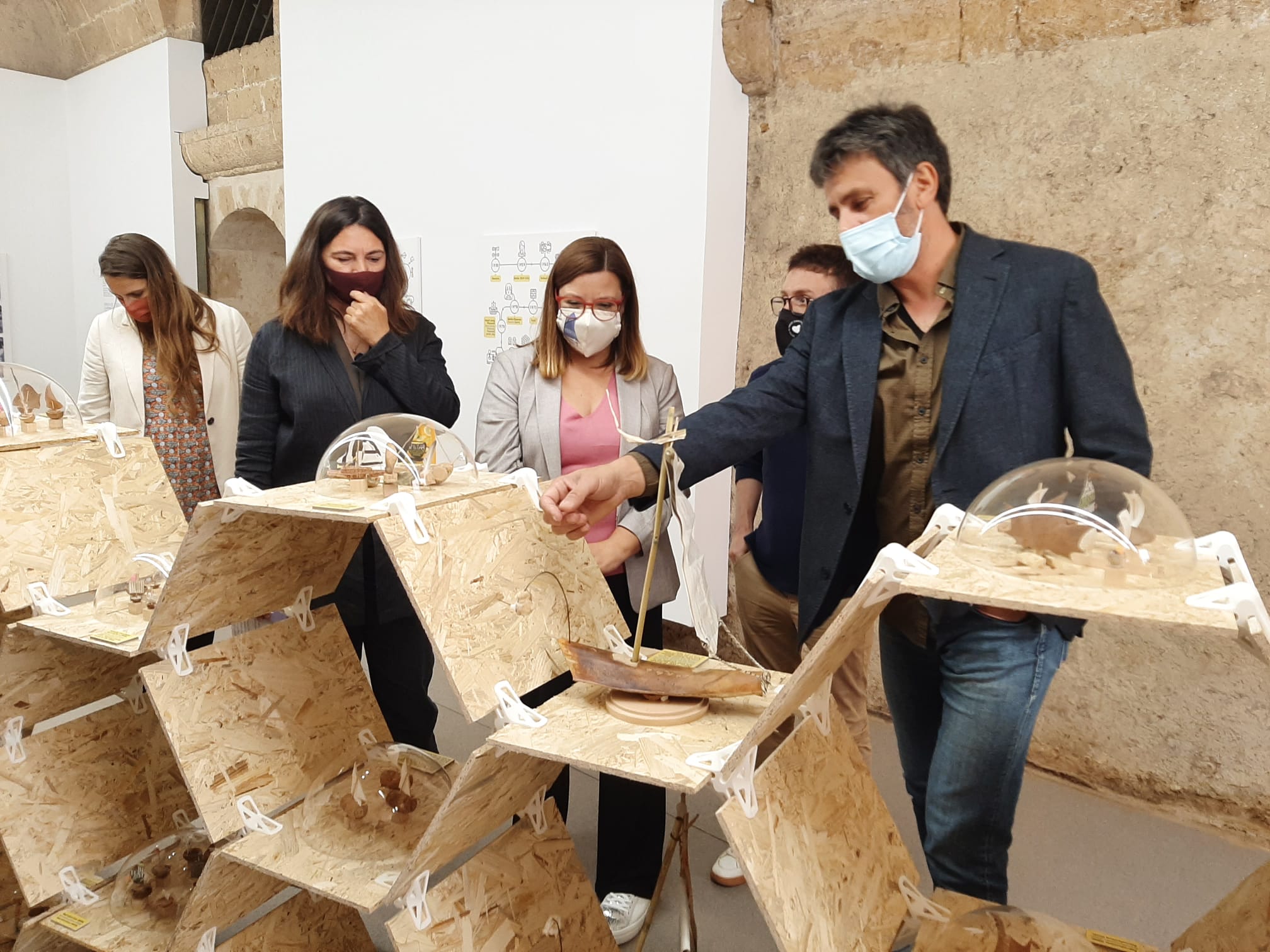 Inauguració de «Mestres d’aixa de butxaca» al Museu Marítim