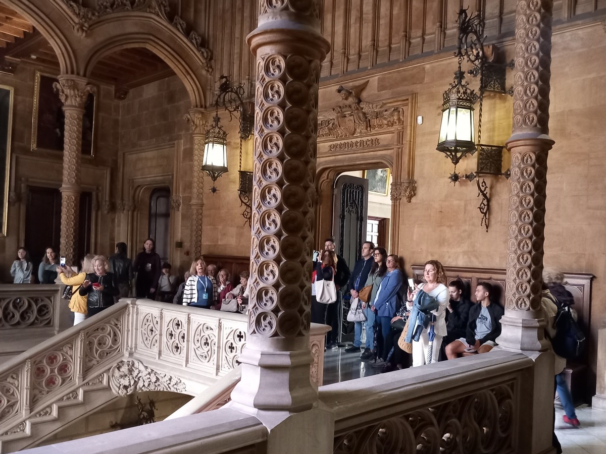 El Palau del Consell va obrir les seves portes per a l'Open House Palma.