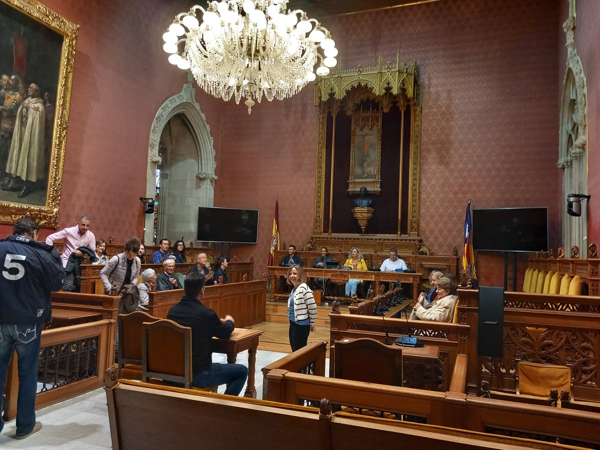 El Palau del Consell va obrir les seves portes per a l'Open House Palma.