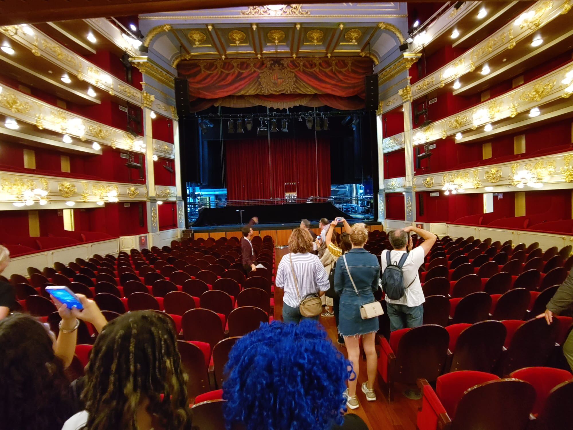 El Teatre Principal de Palma va obrir les seves portes per a l'Open House Palma.