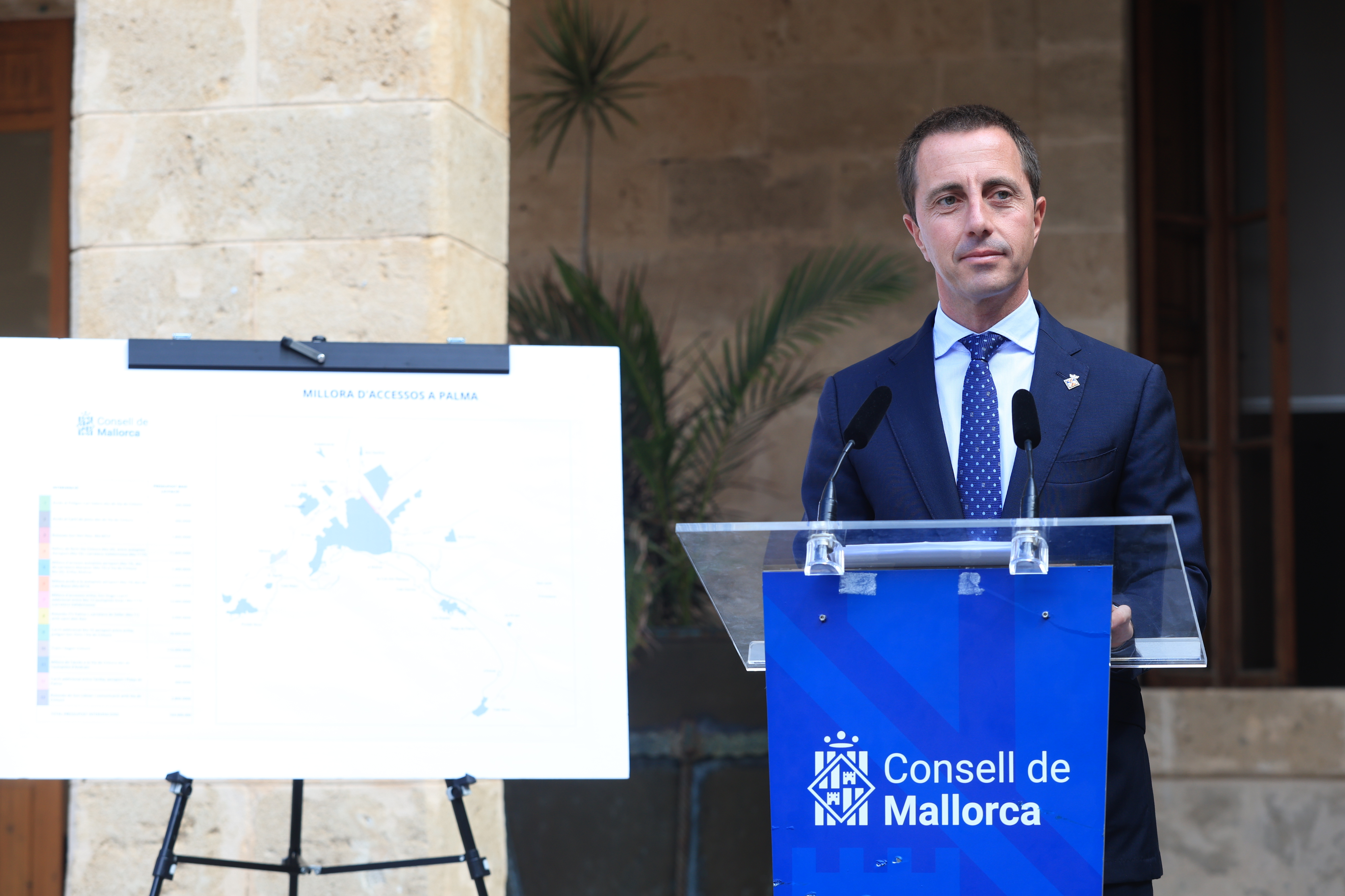 Presentació dels accessos a Palma