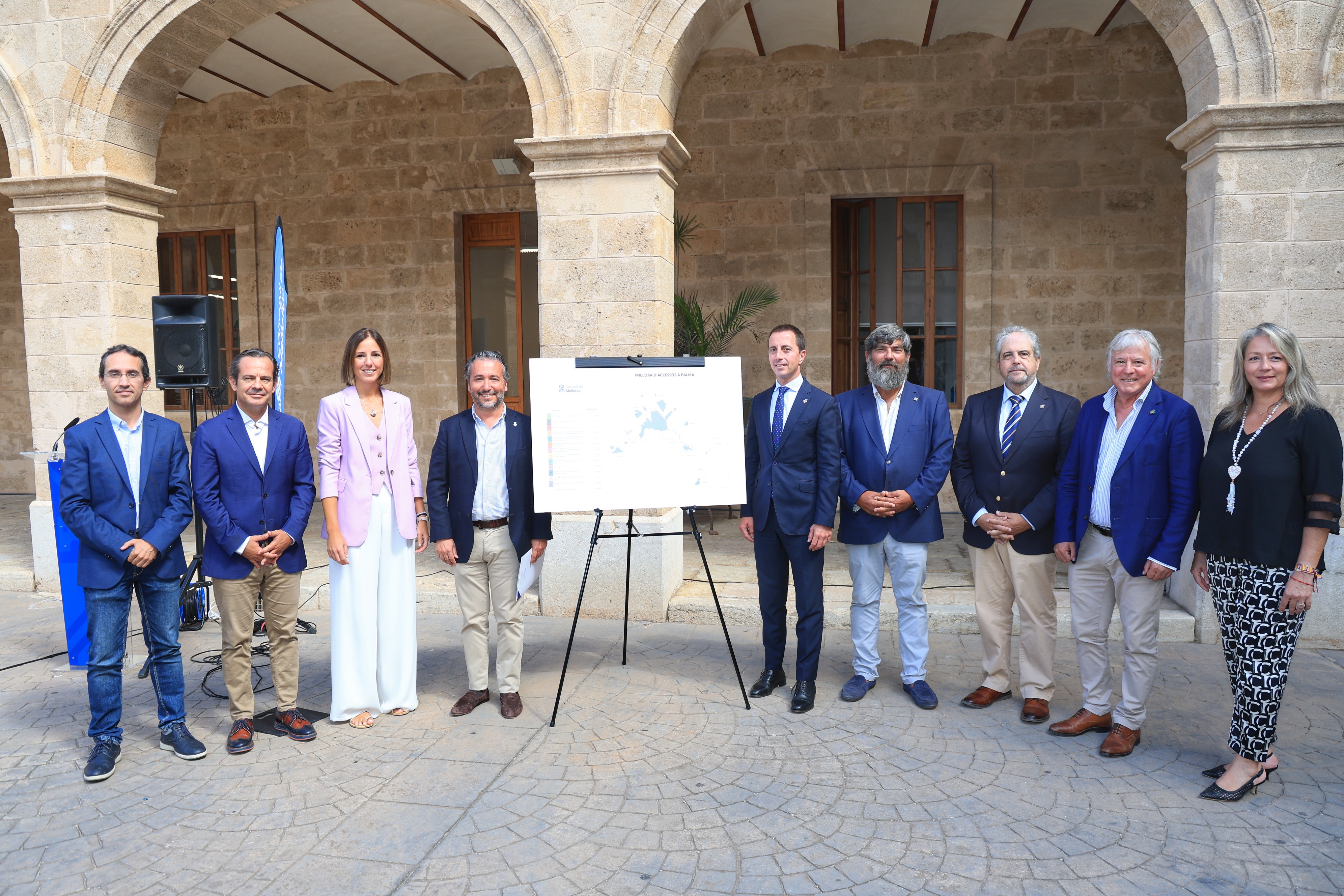 Presentació dels accessos a Palma