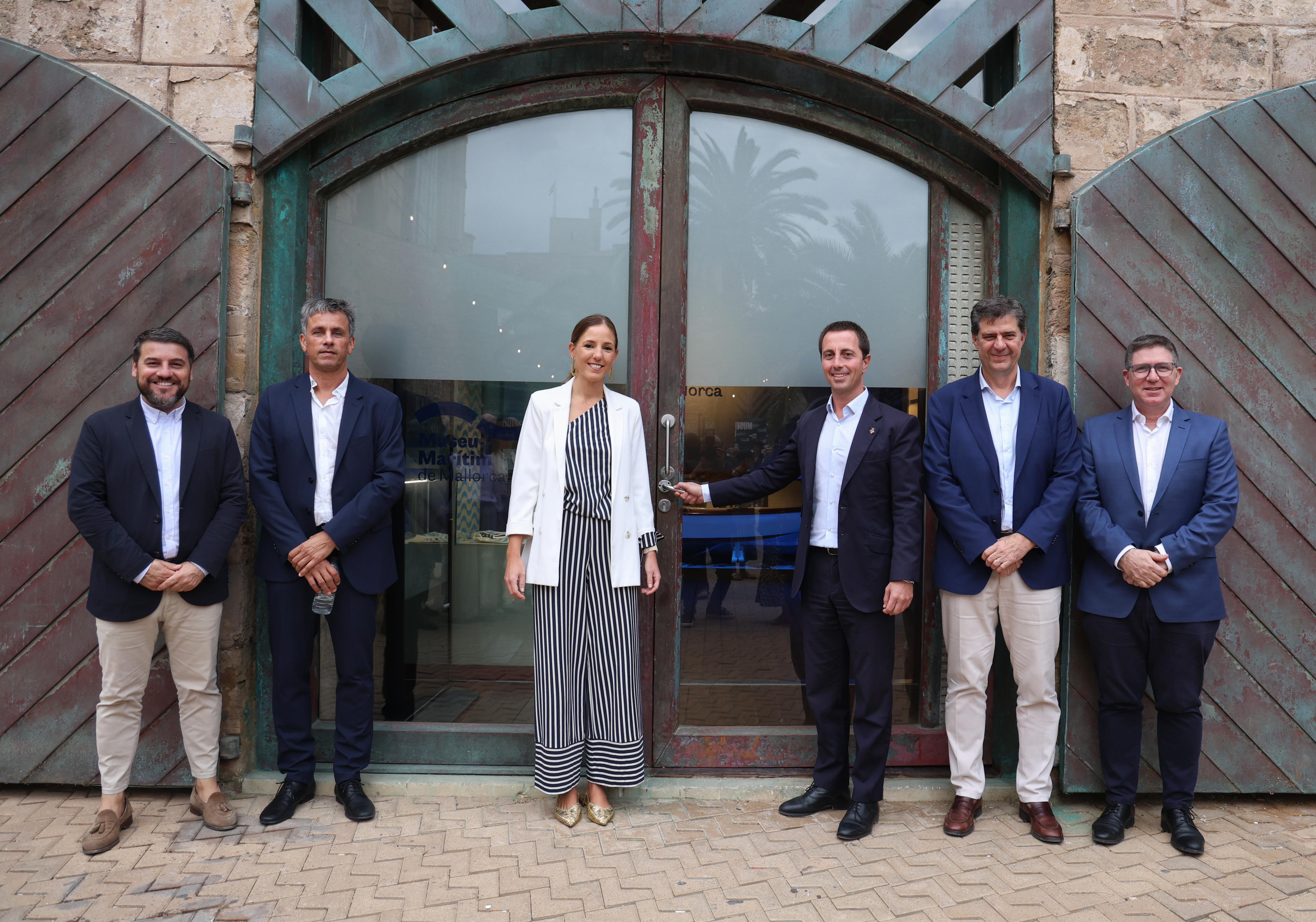 Acte d'inauguració del nou Museu Marítim de Mallorca, a Ses Voltes, Palma