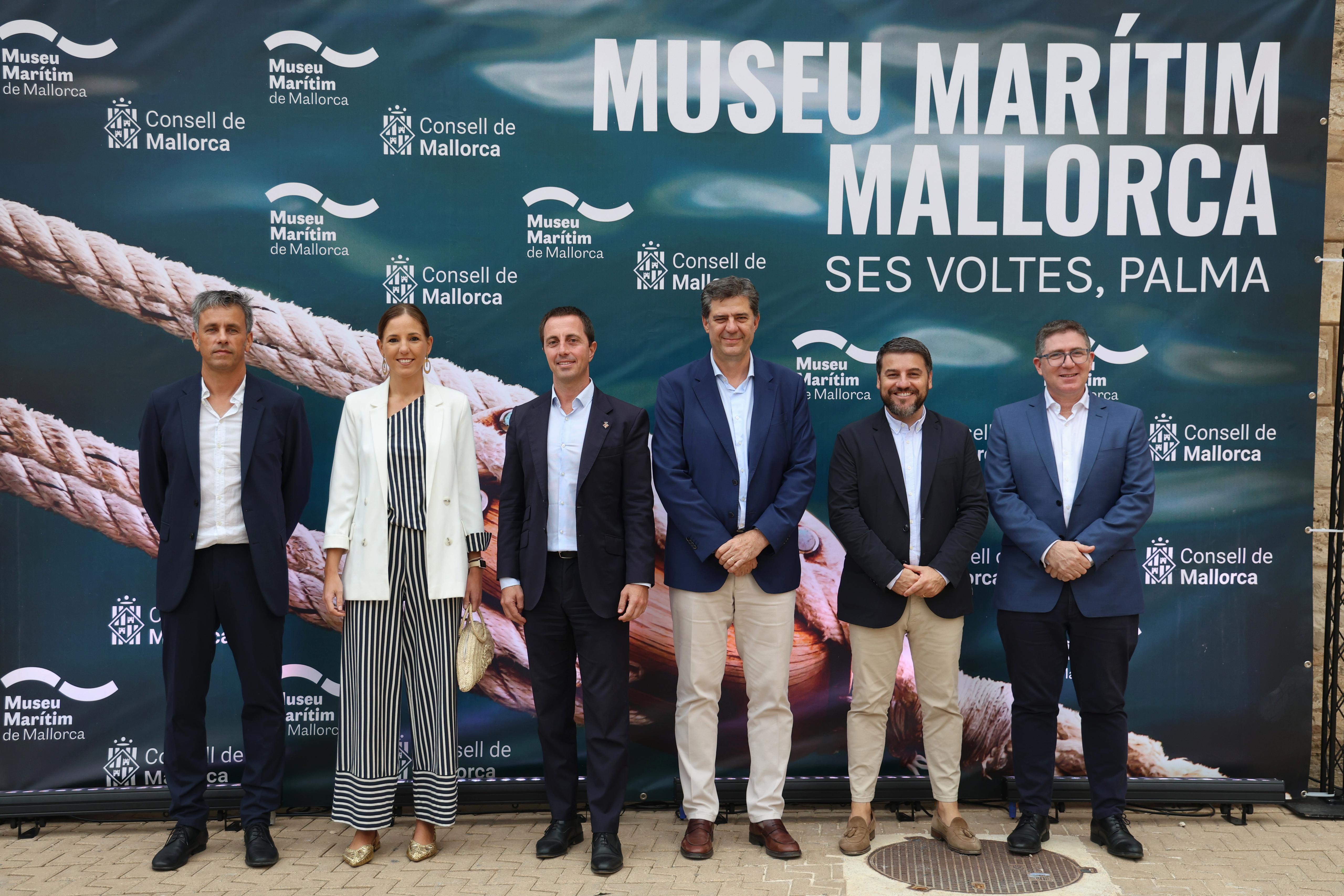 Acte d'inauguració del nou Museu Marítim de Mallorca, a Ses Voltes, Palma