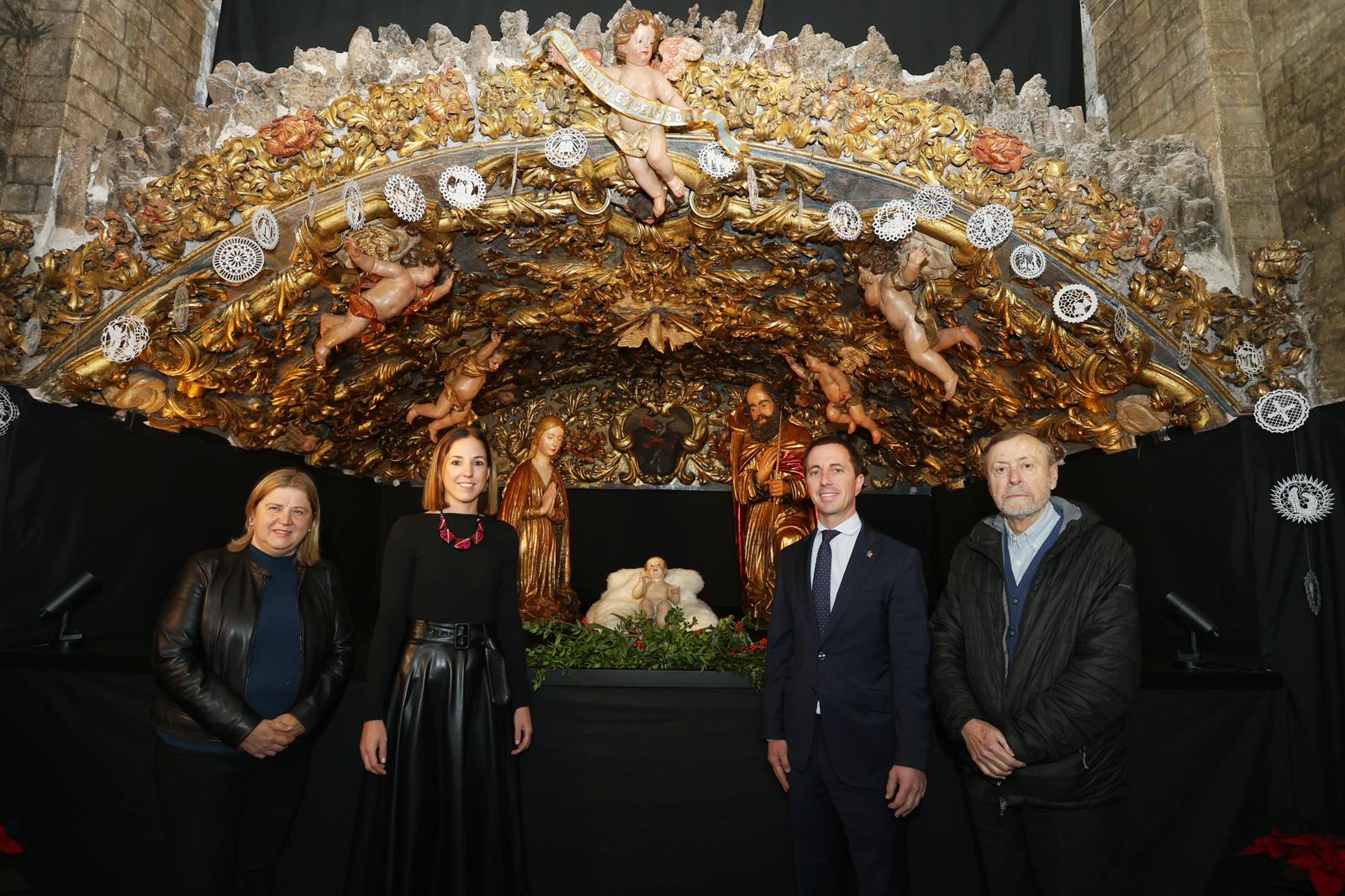 Presentación del belén de la Sang restaurado