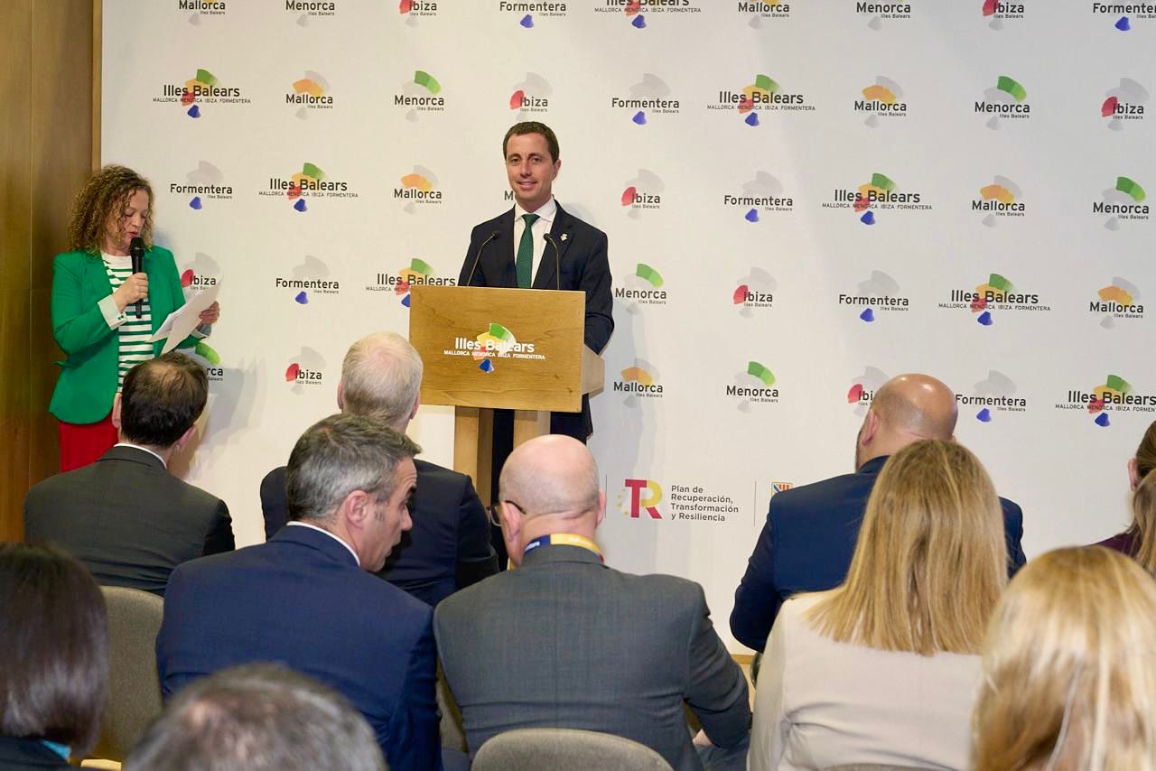El presidente del Consell de Mallorca. Llorenç Galmés en la ITB Berlín.
