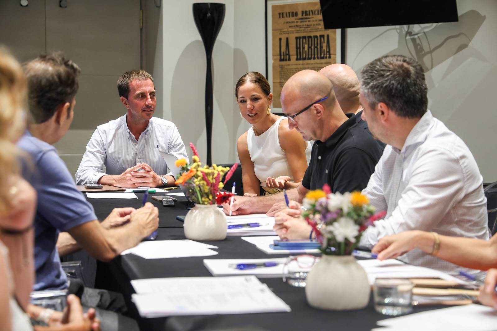 Reunión del patronato de la Fundación del Teatro Principal.