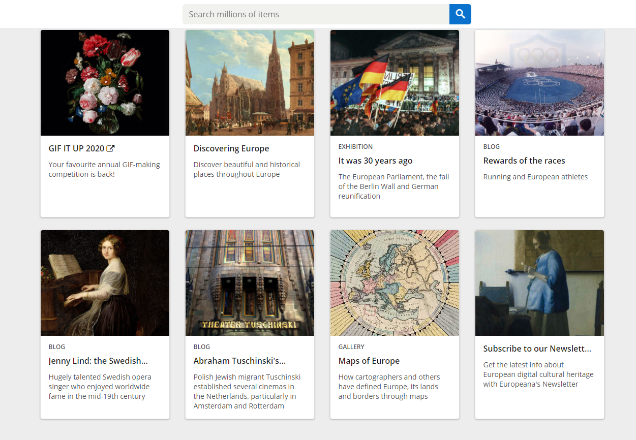 Biblioteca virtual Europeana