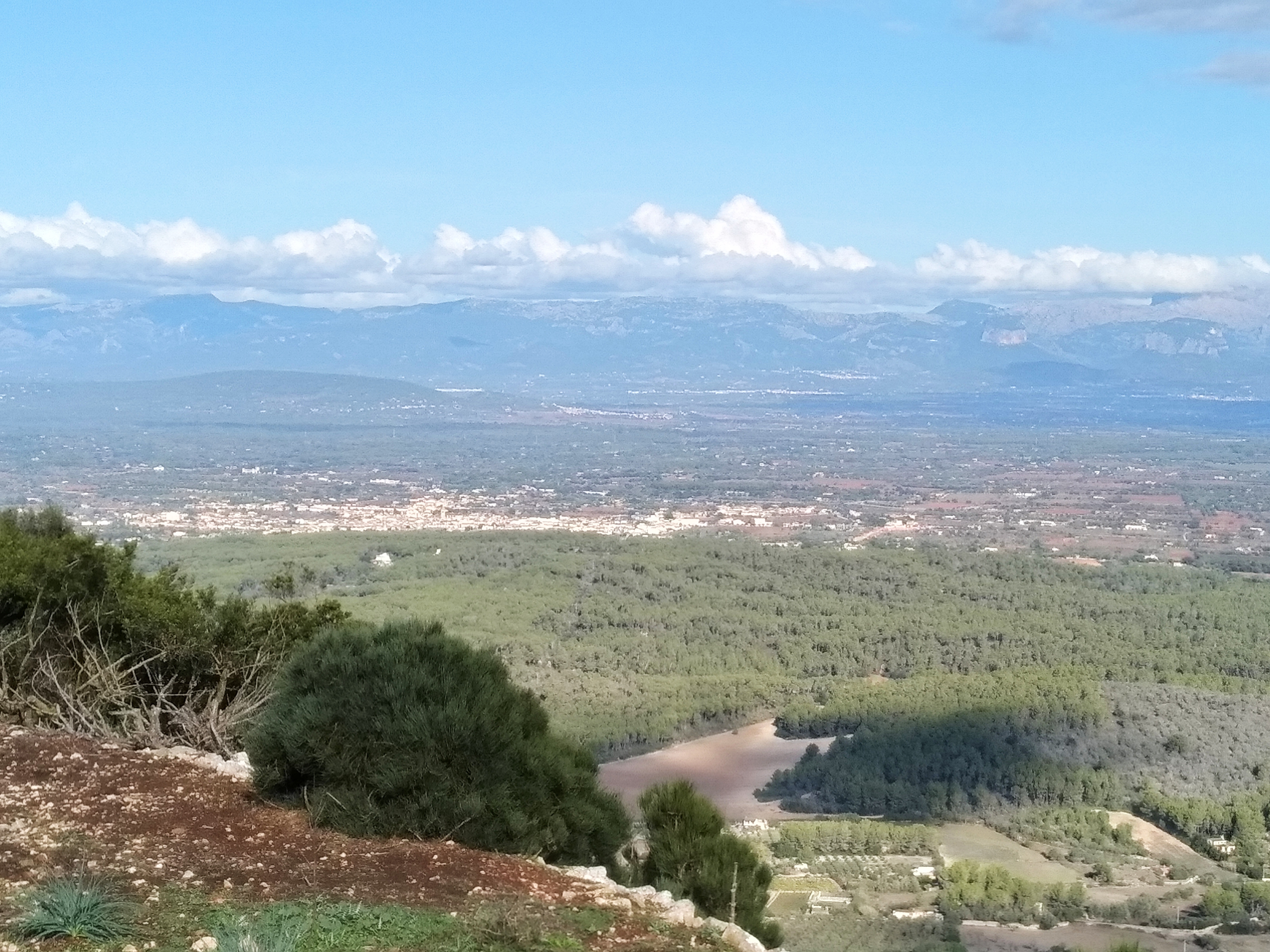 Vistas desde la Cueva de Ramón Llull