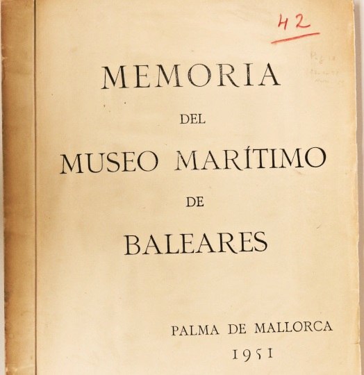 «Memoria del Museo Marítimo de Baleares» (1951)